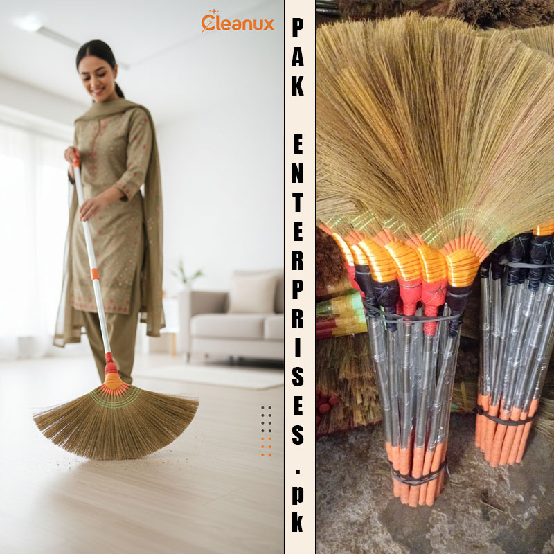 Buy Broom / Phool Jharu Up to 33% OFF | Cleanux 12X Edge Broom - Image 2
